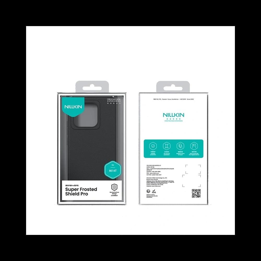 Etui Nillkin Super Frosted Shield Pro Xiaomi 14T Blue / Niebieski - 7