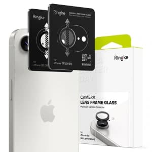 Nakładka Ringke Camera Frame Protector Apple iPhone 17e / 16e Black [2 PACK]