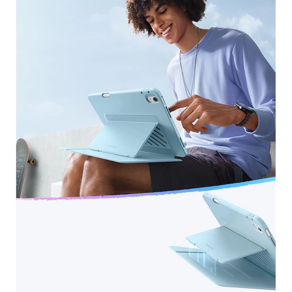 ESR Flip Hybrid Apple iPad Air 13" 2024 (6 gen) / 13" 2025 (7 gen) Albastru Cerului - 7