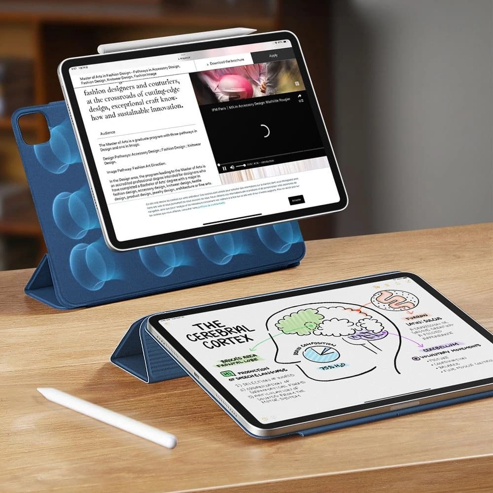 ESR Rebound Magnetic Apple Apple iPad Pro 12.9 2020/2021/2022 (4, 5, 6. generáció) / Air 13" 2024 (6. generáció) / 13" 2025 (7. generáció) Tengerész kék - 2