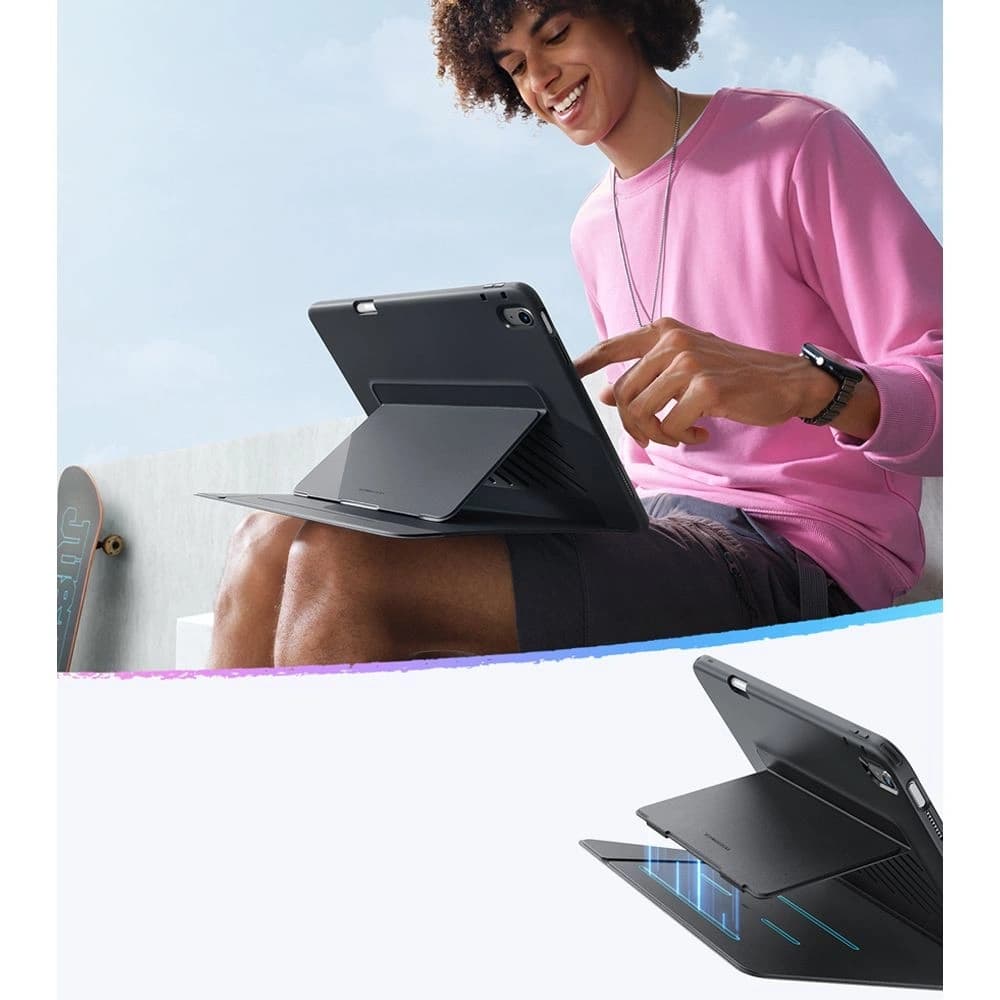 ESR Flip Hybrid Apple iPad Air 13" 2024 (6. generáció) / 13" 2025 (7. generáció) Fekete - 4