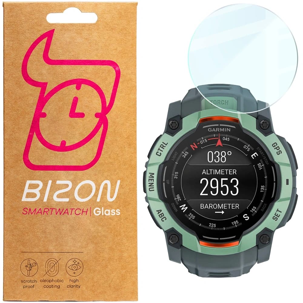 Bizon Üveg Óra Átlátszó Garmin Instinct 3 45 mm - 1