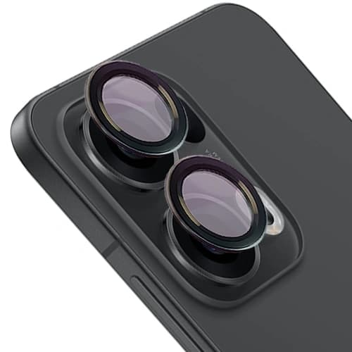 Szkło na aparat Bizon Glass Snap Lens do Oppo Reno 13 Pro czarna ramka