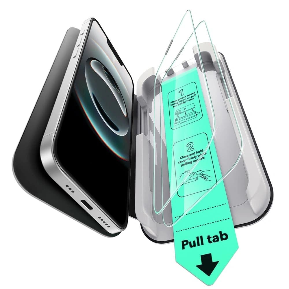 ESR Ultrafit Tempered Glass Apple iPhone 13 / 13 Pro / 14 / 17e / 16e Clear [2 PACK] - 3