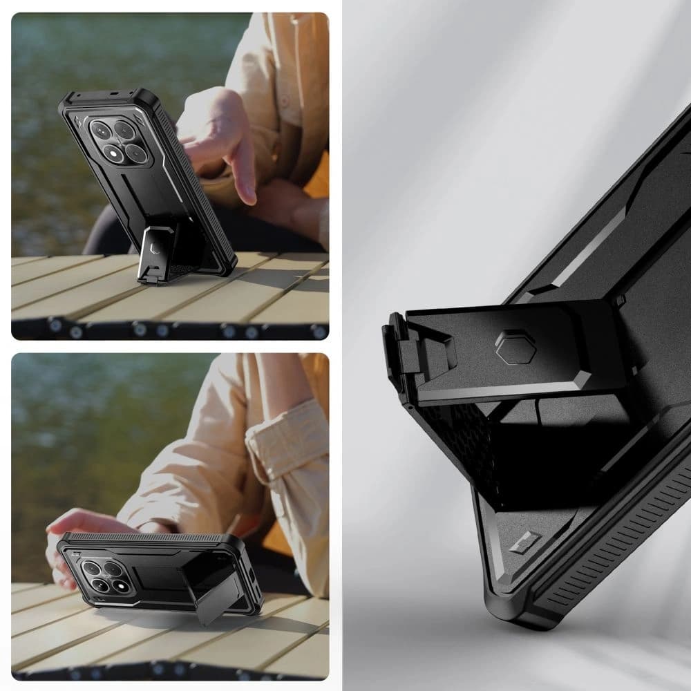 Etui Tech-Protect Kevlar Pro Xiaomi Redmi Note 14 Pro 5G / Poco X7 5G Black - 4