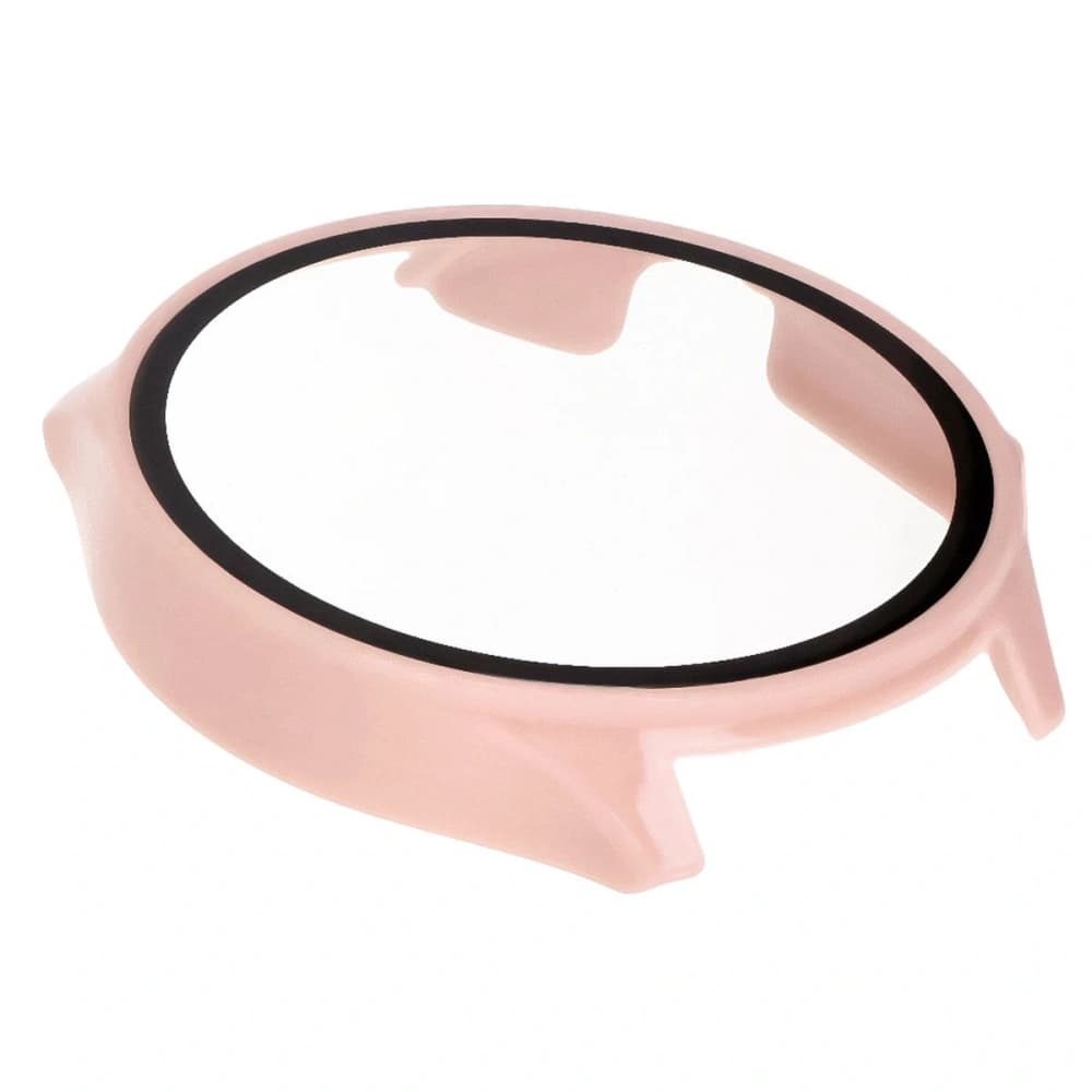 Etui ze szkłem do zegarka Bizon Case+Glass Watch do OnePlus Watch 3 / Oppo Watch X2 różowe - 7