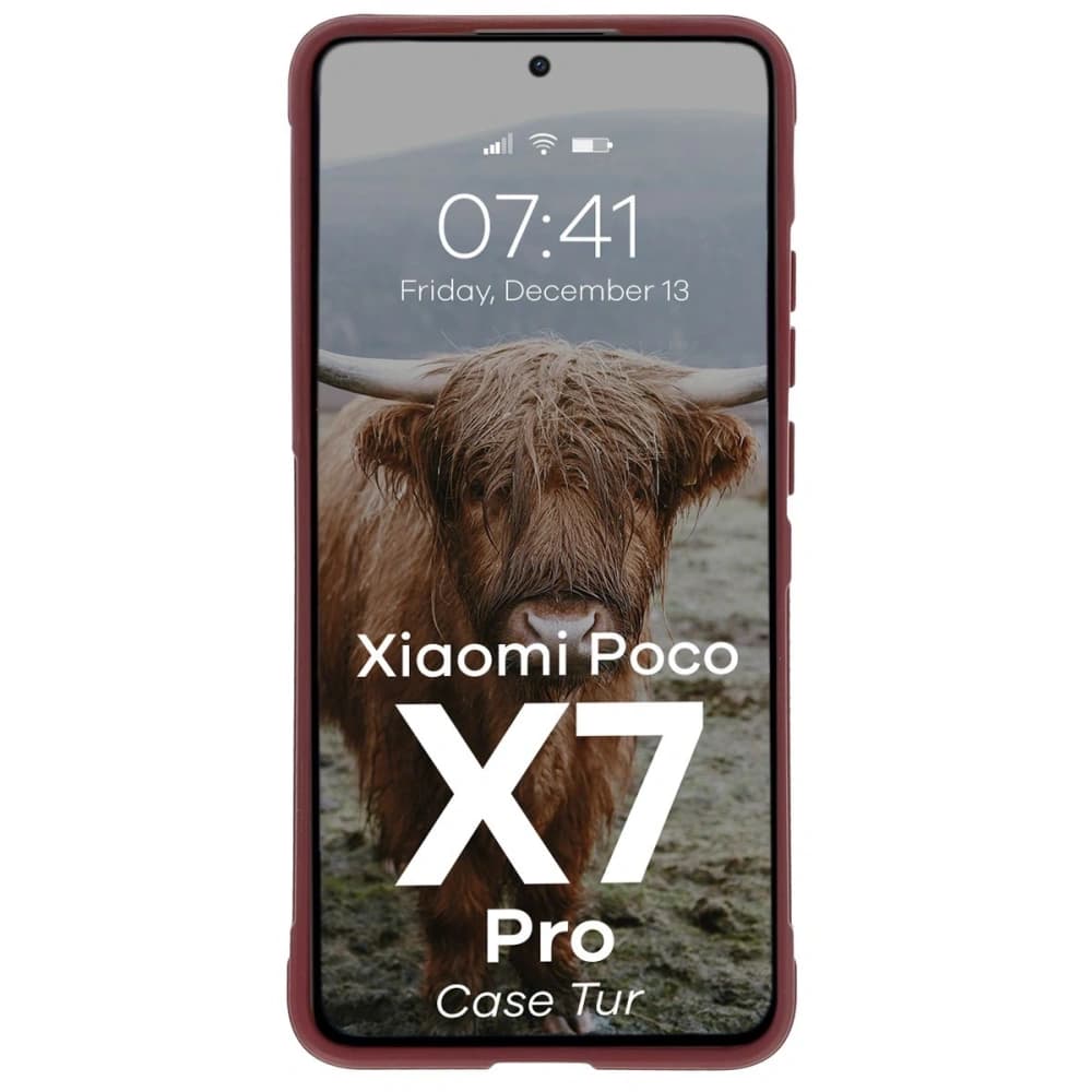 Bizon Case Tur Xiaomi Poco X7 Pro tmavě fialový - 5