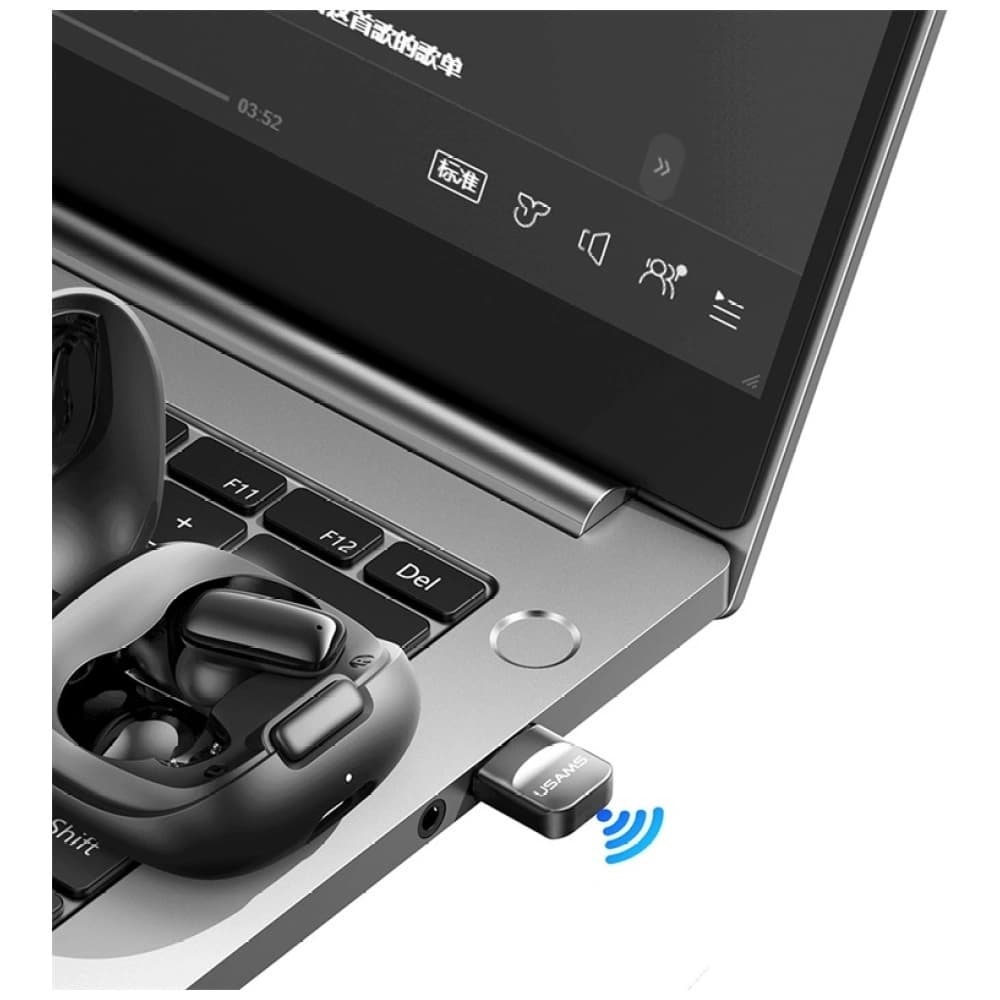 USAMS ZB321 USB-A Bluetooth 5.1 adapter black - 4