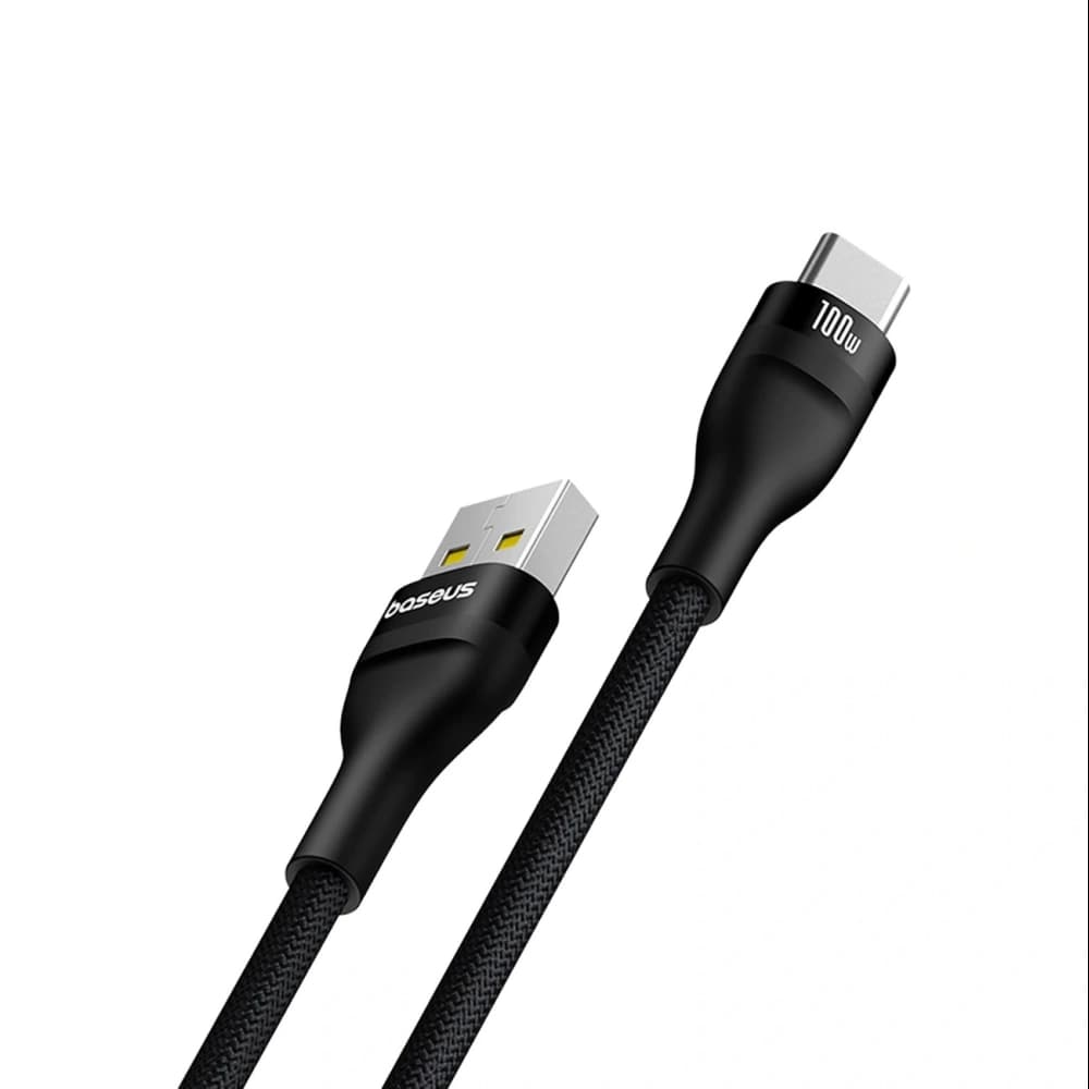Baseus Flash 2 USB-A / USB-C 100W kábel 1m fekete - 2