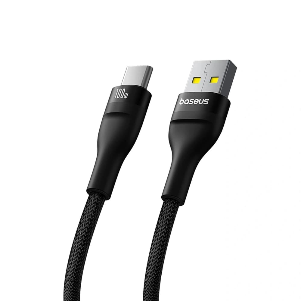 Baseus Flash 2 USB-A / USB-C 100W kábel 1m fekete - 3