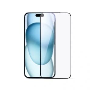 Joyroom JR-MLG0287 2.5D Anti-Blue Light + Dustproof tempered glass with black frame Apple iPhone 16 Pro Max