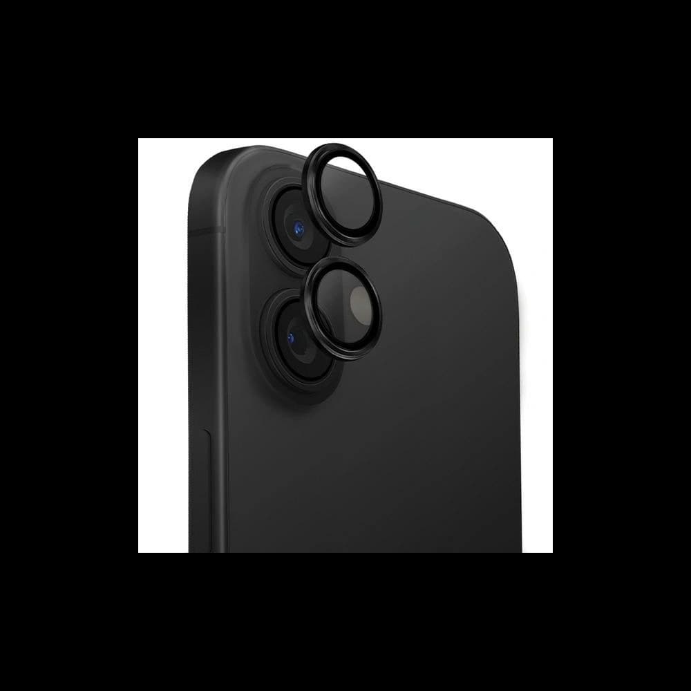 UNIQ Optix Aluminium Camera Lens Protector Apple iPhone 16 / 16 Plus midnight black - 1
