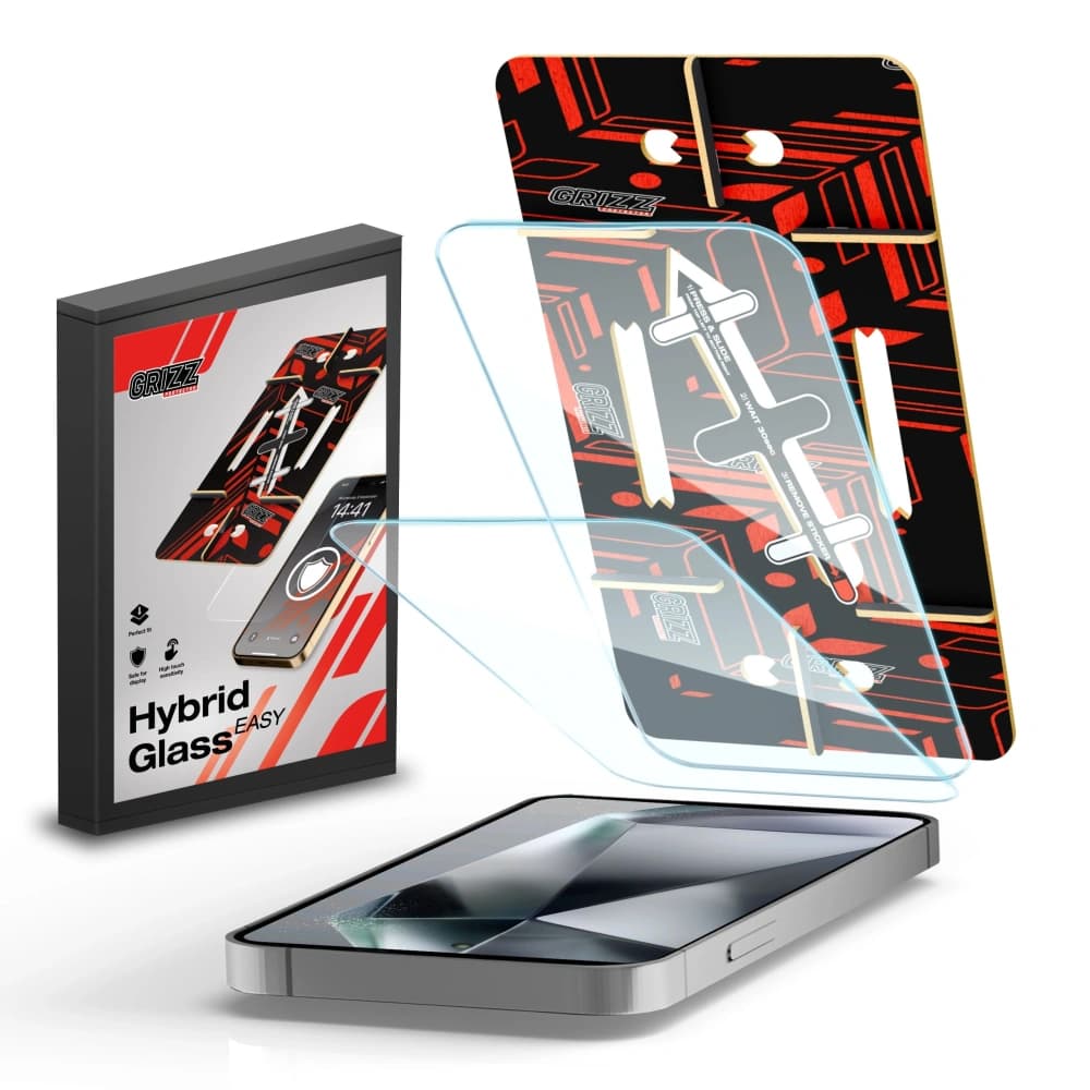 GrizzGlass Matný displej Easy Samsung Galaxy S25 [2 PACK] - 1