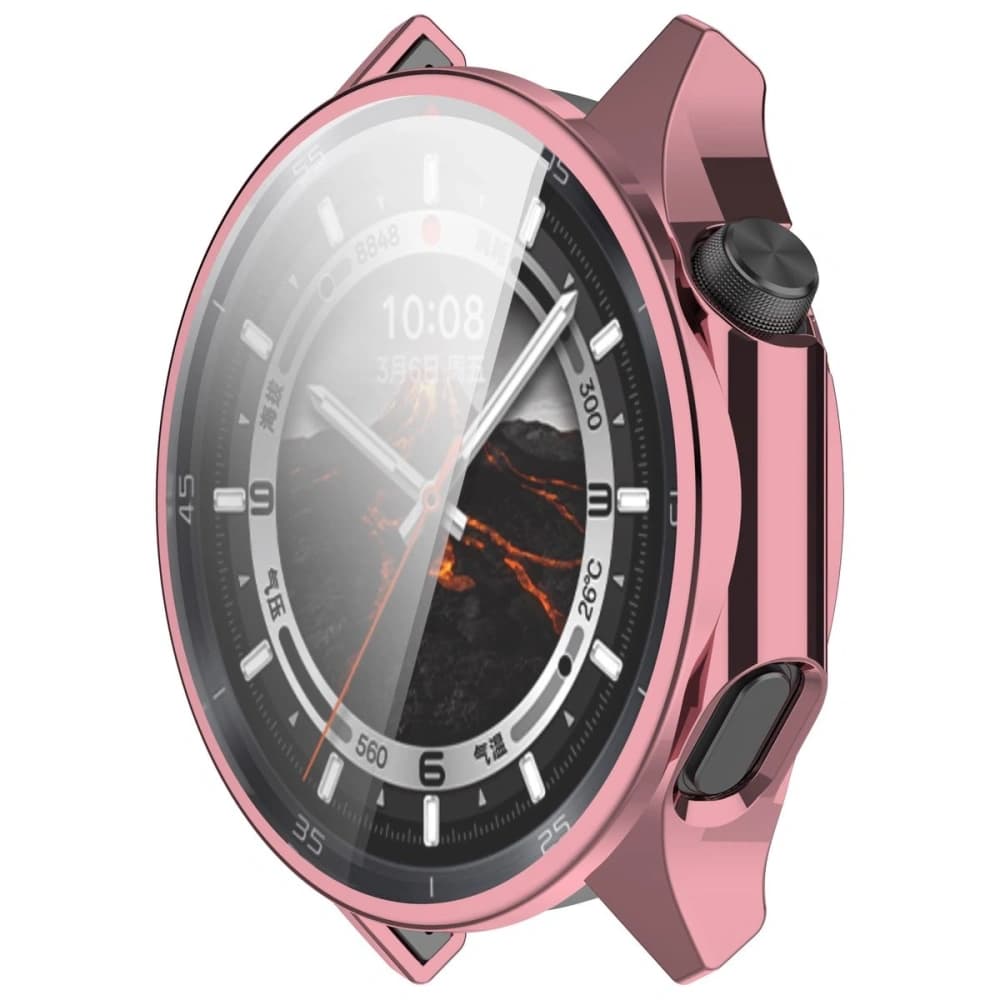 Bizon Case Watch Felipe mit Bildschirmabdeckung für OnePlus Watch 3 / Oppo Watch X2 rosa - 8