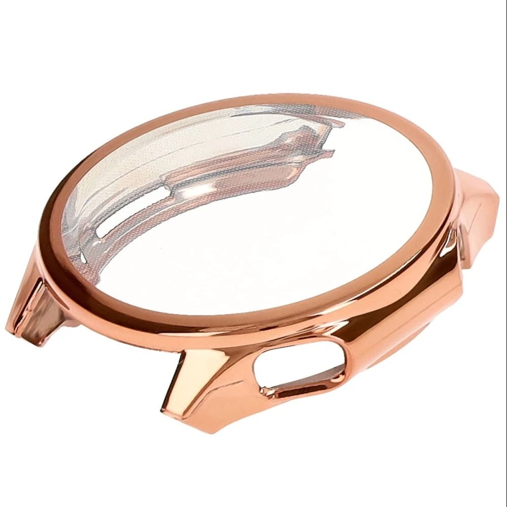 Bizon Case Watch Felipe képernyővédős tok OnePlus Watch 3 / Oppo Watch X2 rózsaarany színben - 4