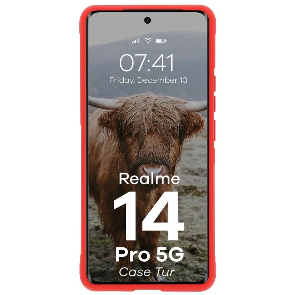 Bison Case Tur armored case for Realme 14 Pro 5G red - 5