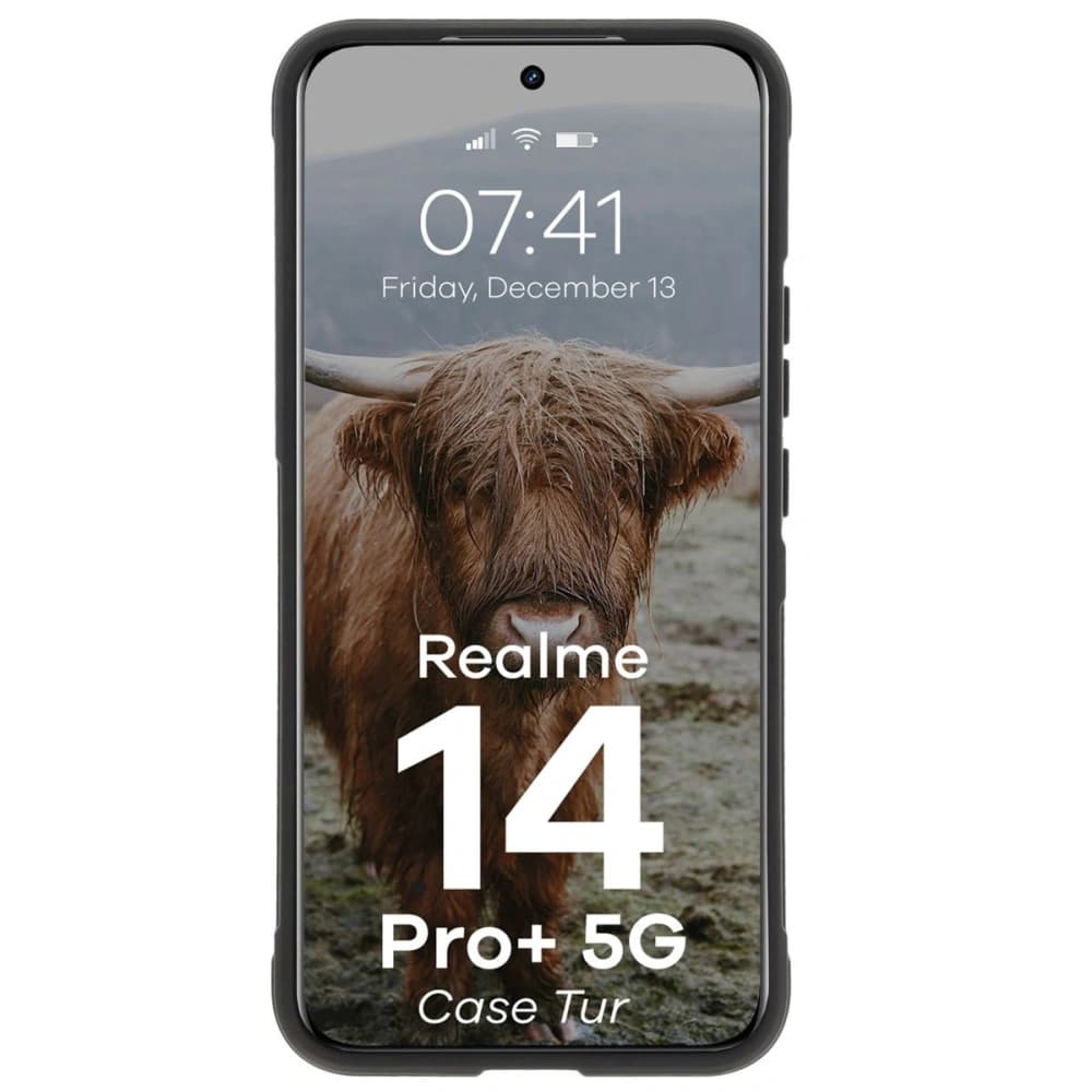 Pancerne etui Bizon Case Tur do Realme 14 Pro Plus 5G czarne - 5