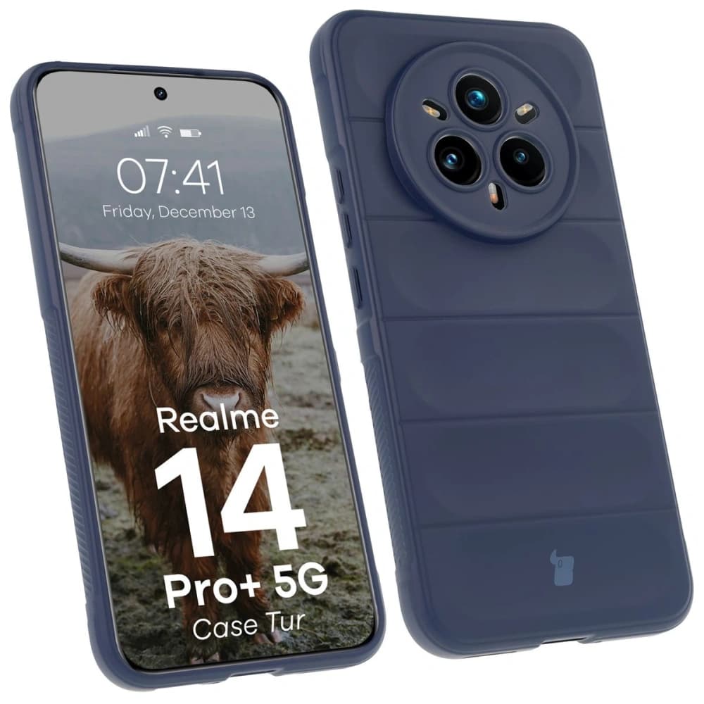 Bison Case Tur armored case for Realme 14 Pro Plus 5G navy blue - 1