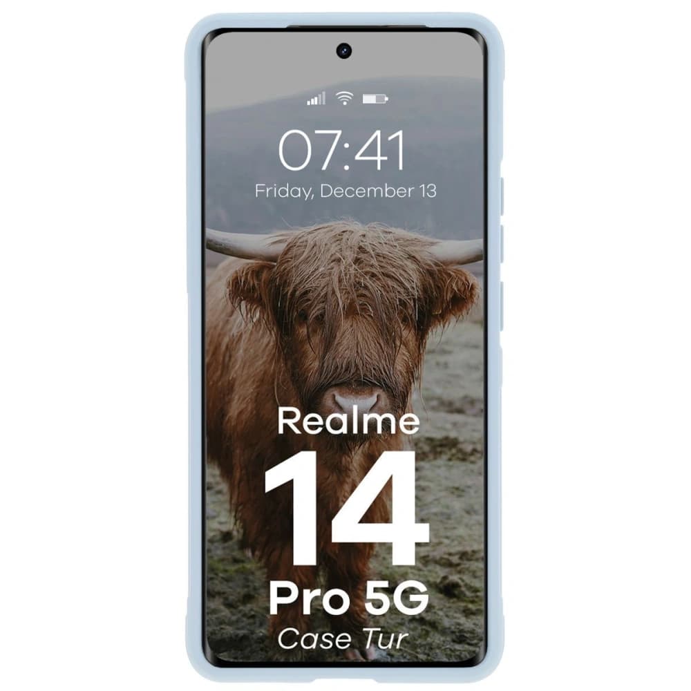 Bizon Case Tur Realme 14 Pro 5G hellblau - 5