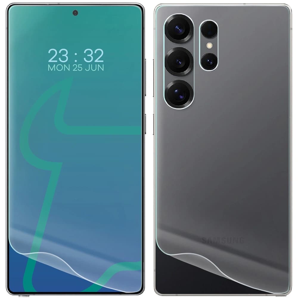 Folia hydrożelowa na tył i przód Bizon Glass Hydrogel Pack do Samsung Galaxy S25 Ultra - 5