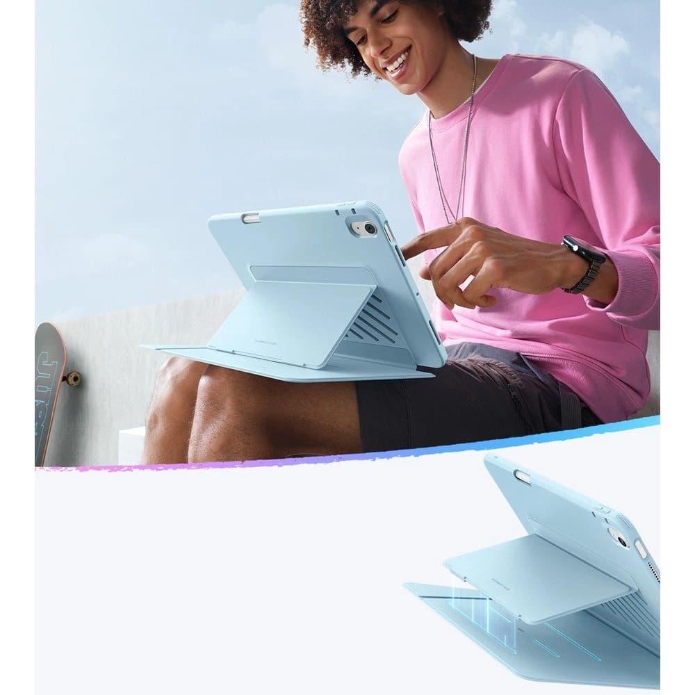 Etui ESR Flip Hybrid Apple iPad Air 10.9 2020/2022 (4. i 5. generacji) / iPad Air 11 2024/2025 (6. i 7. generacji) Sky Blue - 4