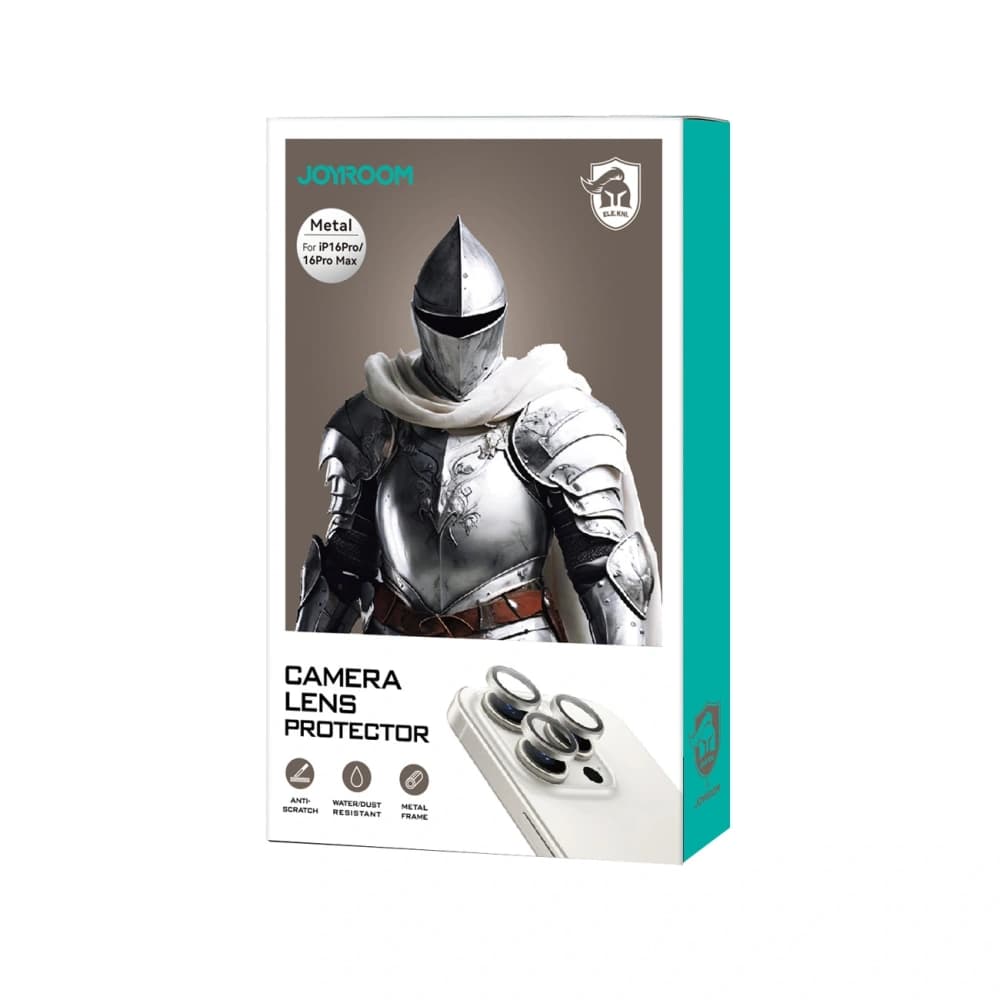 Szkło ochronne Joyroom JR-MFY0258 na obiektywy Apple iPhone 16 / 16 Plus zielone - 3