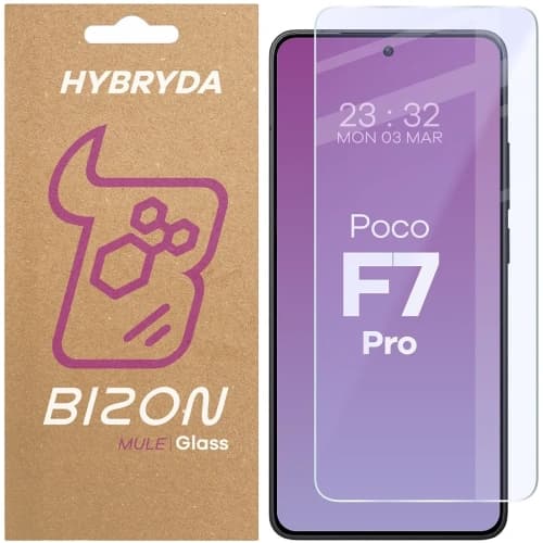 Bizon Glass Mule Flexible hybrid glass Xiaomi POCO F7 Pro