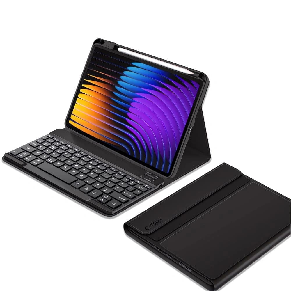 Etui mit Tastatur Tech-Protect SmartCase Pen + Keyboard Xiaomi Pad 8 / 8 Pro / 7 / 7 Pro Schwarz - 2