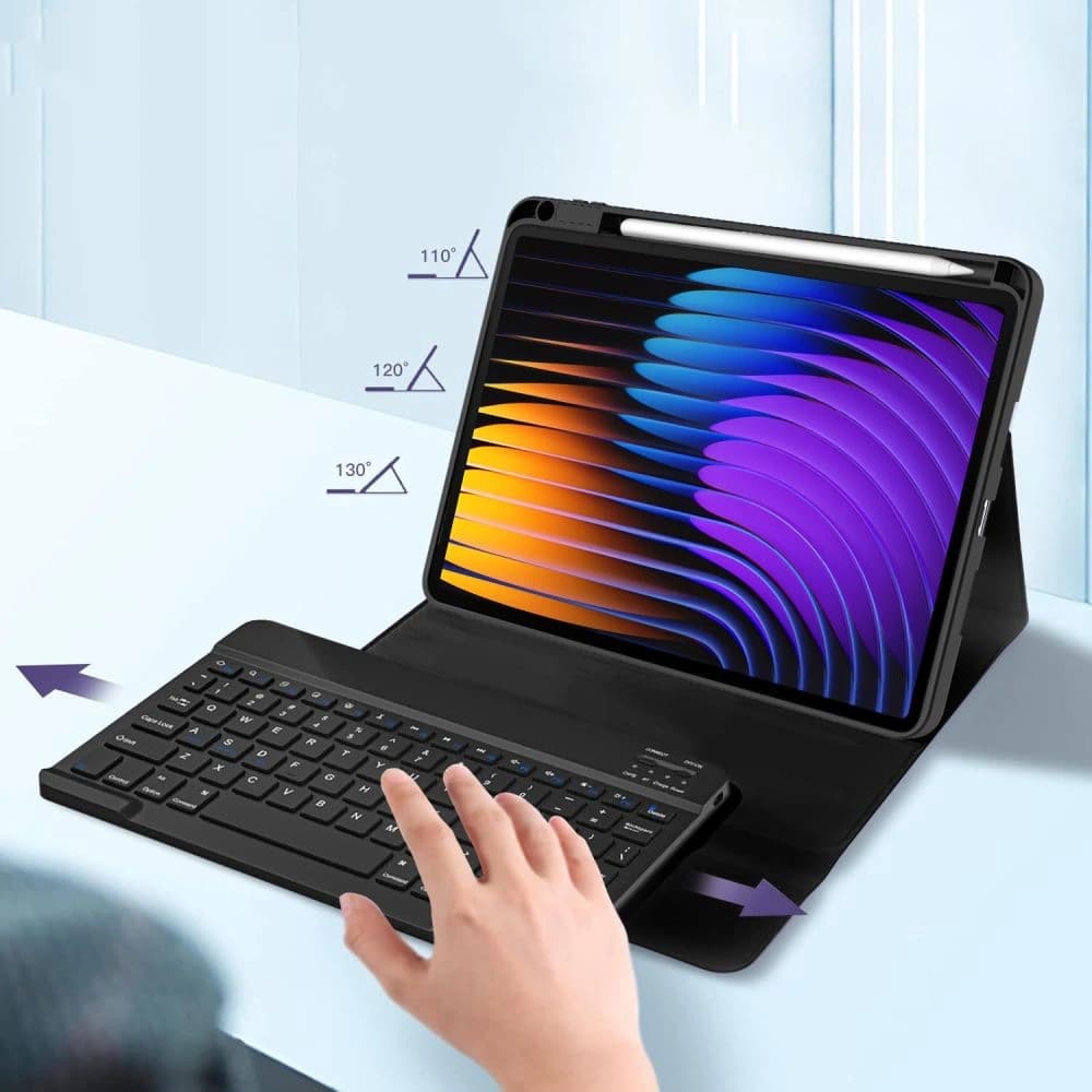 Etui mit Tastatur Tech-Protect SmartCase Pen + Keyboard Xiaomi Pad 8 / 8 Pro / 7 / 7 Pro Schwarz - 7