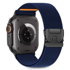 Panglica Tech-Protect Nylon Clasp Apple Watch 6 / 7 / 8 / 9 / 10 / SE / Ultra 1 / 2 44/45/46/49mm Navy