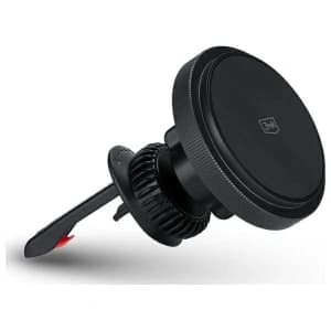 3MK Suport auto MagCharger 15W Negru pentru încărcare wireless pentru ventilație auto