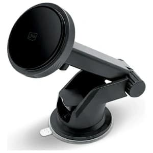 3MK Suport Auto MagCharger 15W Negru pentru Încărcare Wireless pentru Bord