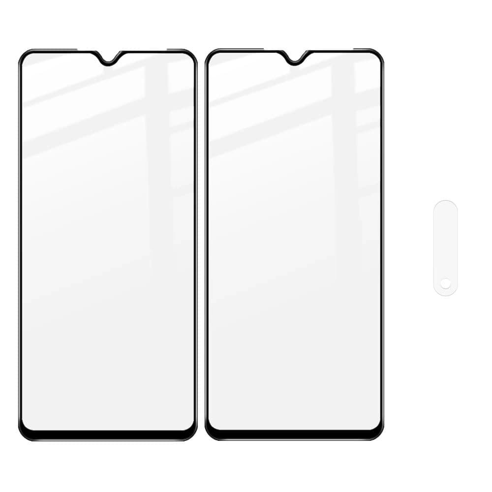 Bizon Edge 2 Pack 2x gehärtetes Glas + 1x Linsenschutz für Oppo A31 - 2