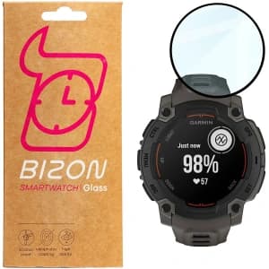 Bizon Glass Watch Edge Hybrid Garmin Instinct E 45mm black