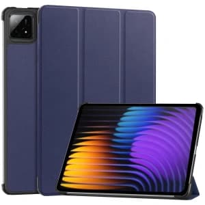 Bizon Case Tab Croc Xiaomi Pad 8 / 8 Pro / 7 / 7 Pro navy blue