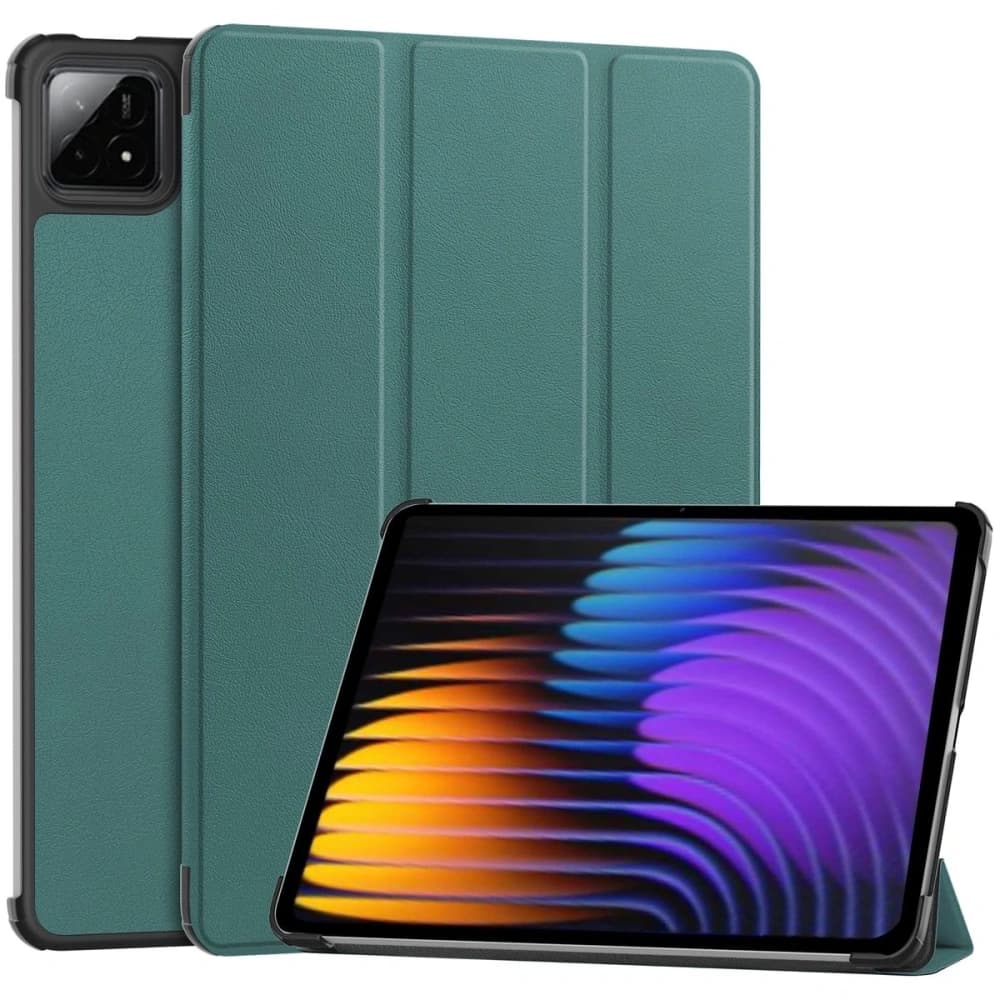 Bizon Case Tab Croc Xiaomi Pad 8 / 8 Pro / 7 / 7 Pro dunkelgrün - 1