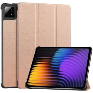 Bizon Case Tab Croc Xiaomi Pad 8 / 8 Pro / 7 / 7 Pro rose gold