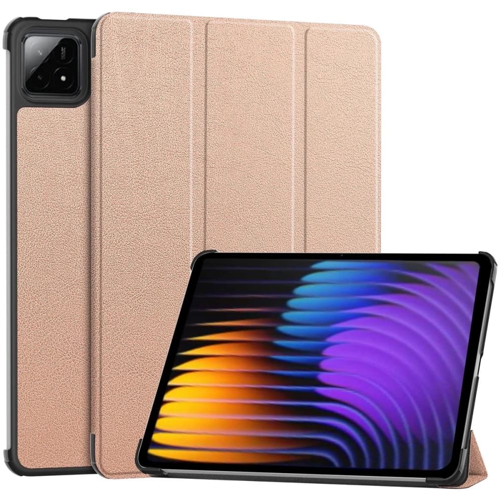 Bizon Case Tab Croc Xiaomi Pad 8 / 8 Pro / 7 / 7 Pro roségold - 1
