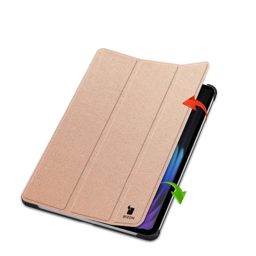 Bizon Case Tab Croc Xiaomi Pad 8 / 8 Pro / 7 / 7 Pro roségold - 4