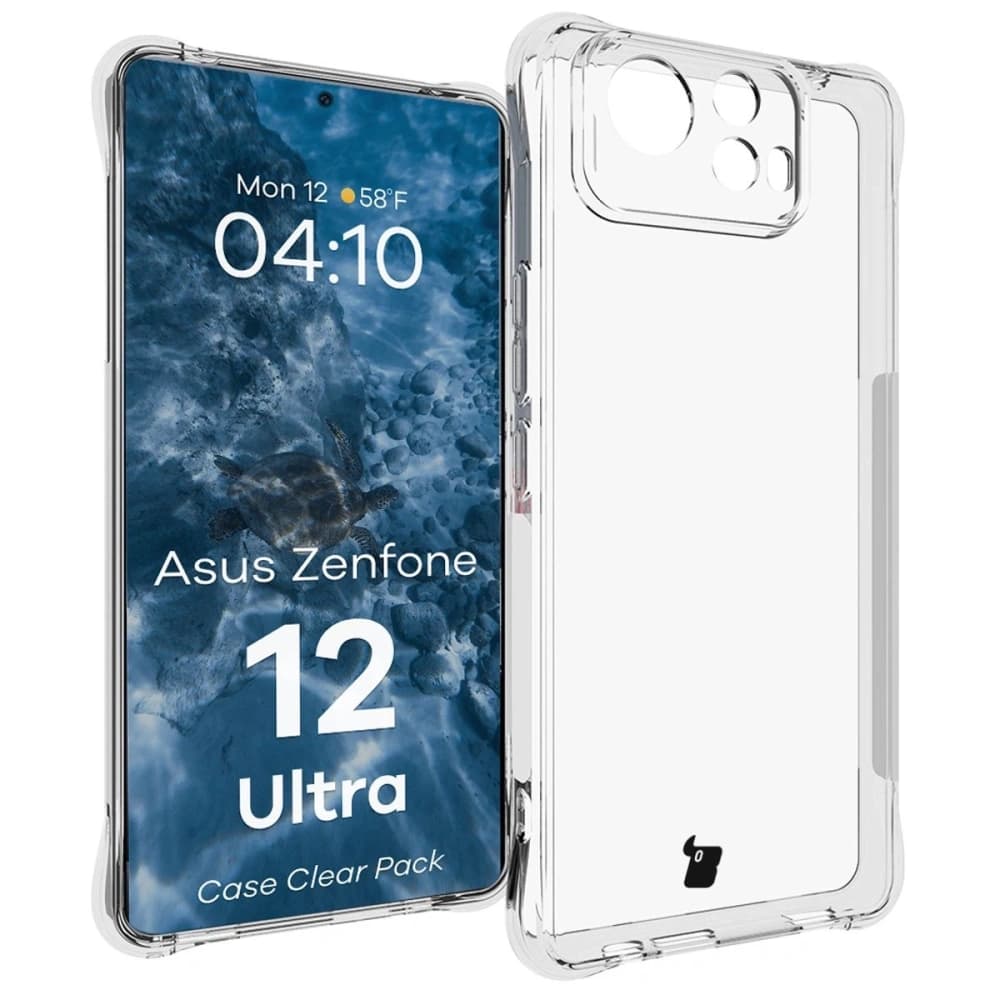 Bizon Case Clear Pack tok + 2x kijelzőüveg Asus Zenfone 12 Ultra tiszta - 3