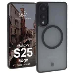 Bizon Case MatteO Magnetic Samsung Galaxy S25 Edge rauchschwarz