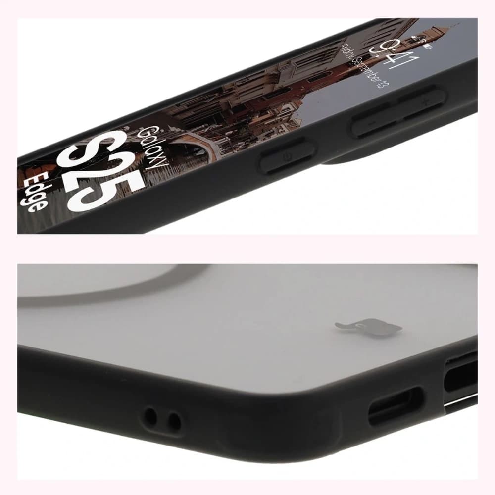 Bizon Case MatteO Magnetic Samsung Galaxy S25 Edge smoky black - 5