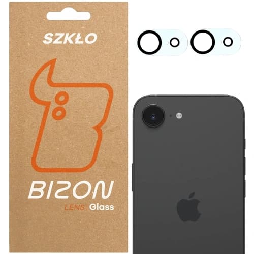 Bizon üveg selyem lencse Apple iPhone 17e / 16e [2 CSOMAG]