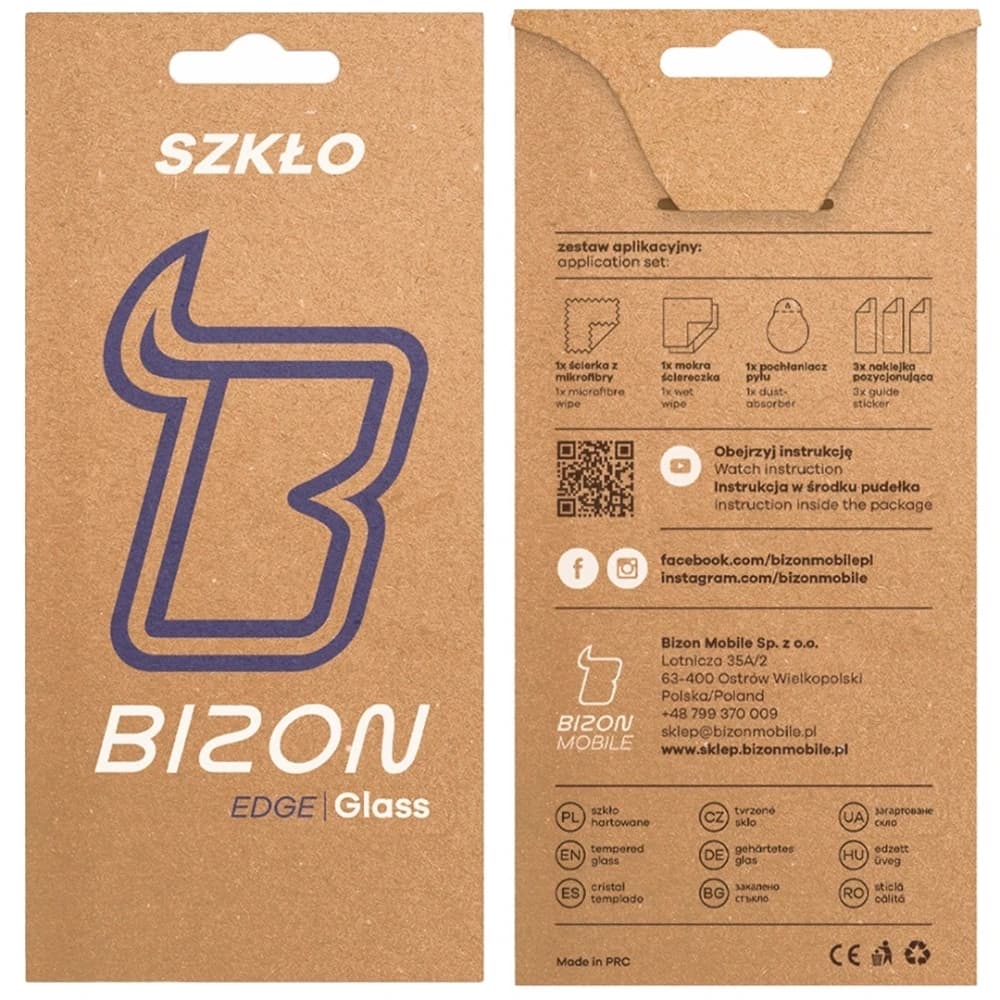 Bizon Glass Edge 2 Xiaomi Poco F7 Pro / F7 Ultra fekete keret - 5