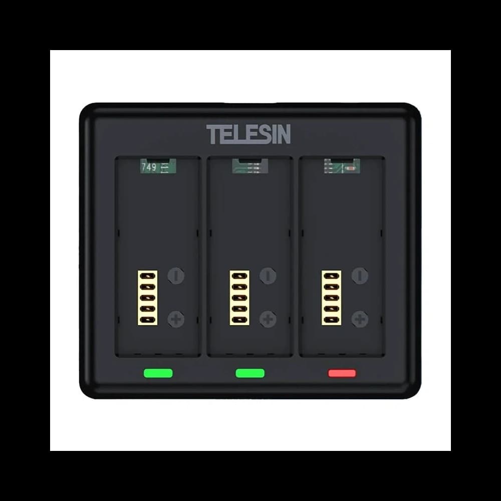 TELESIN Ladegerät für 3 Batterien für GoPro HERO 13 (S0-BCG-12-TGP) - 1