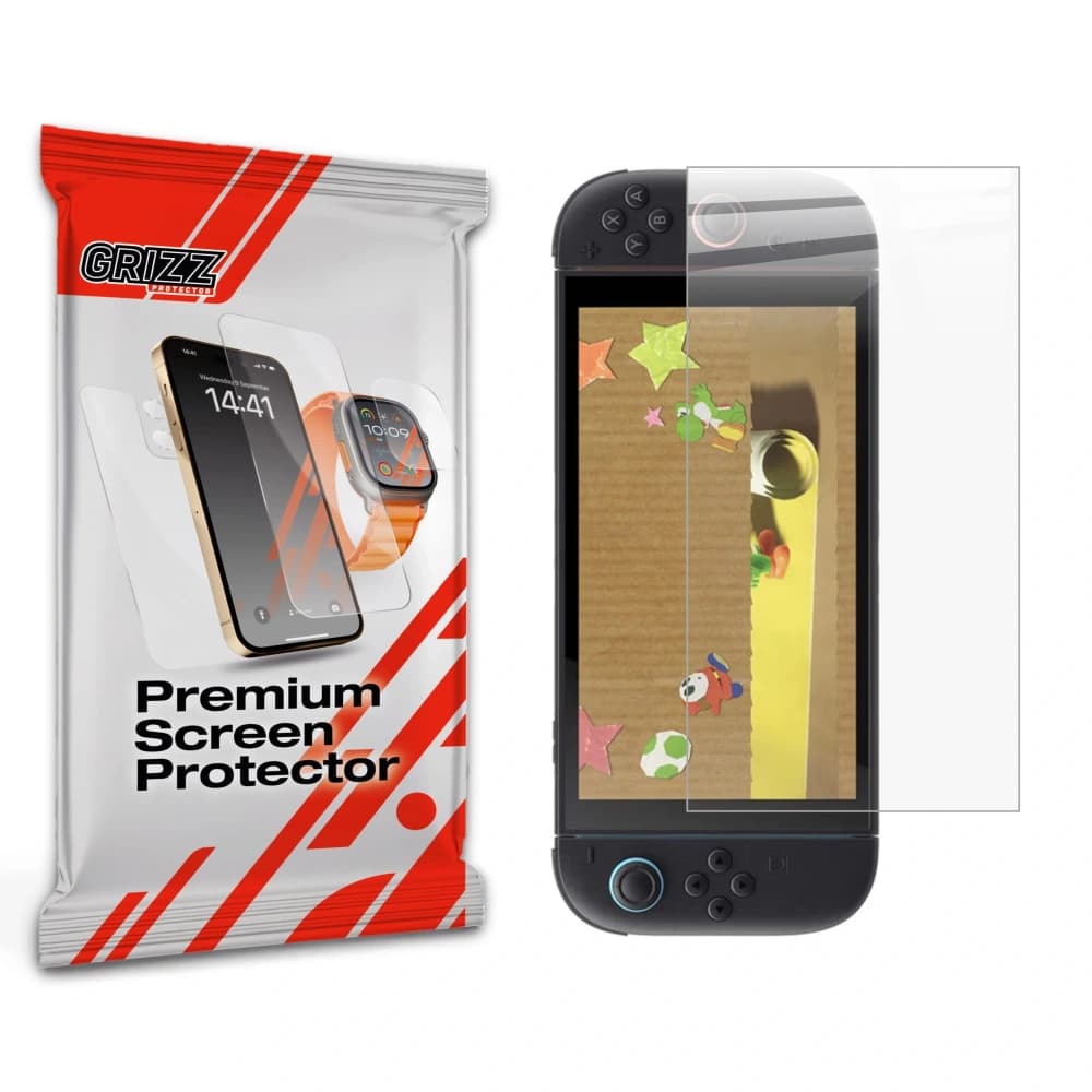 Szkło hybrydowe GrizzGlass HybridGlass do Nintendo Switch 2 - 1