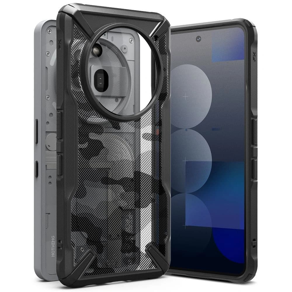 Ringke Fusion-X Nothing Phone 3a Pro Camo Black - 1