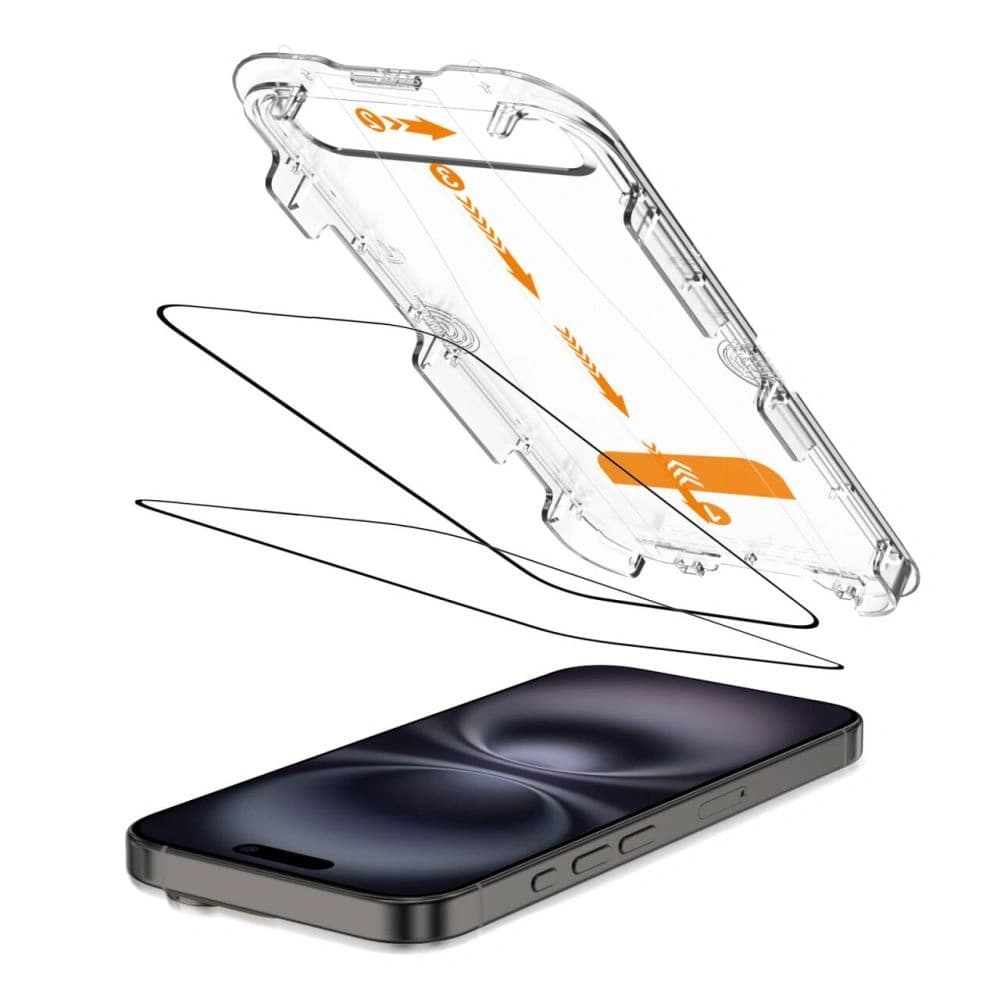 Tech-Protect Quick Set+ Apple iPhone 15 / 16 Fekete [2 CSOMAG] - 2