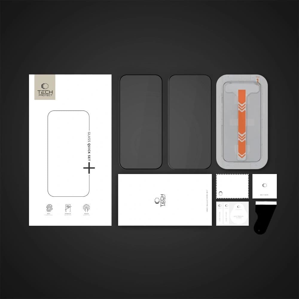 Tech-Protect Quick Set+ Apple iPhone 13 / 13 Pro / 14 / 16e Black [2 PACK] - 6