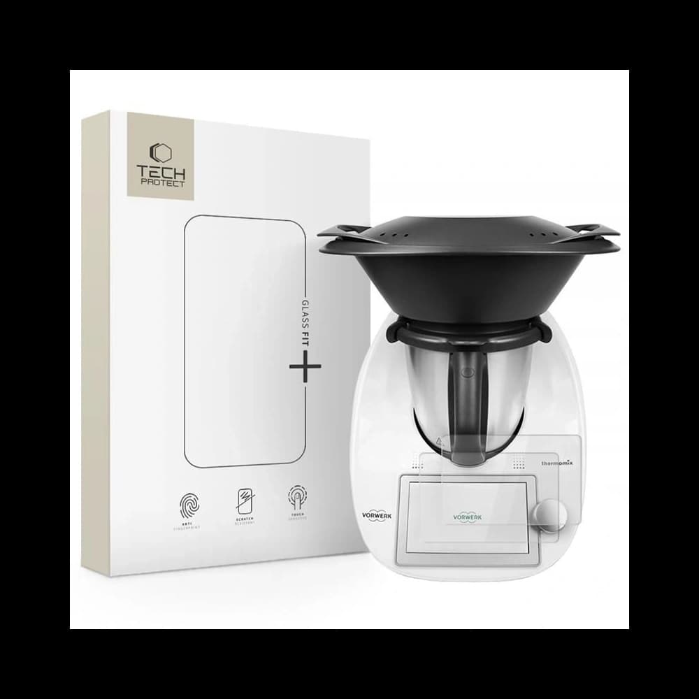 Szkło hartowane Tech-Protect Glass Fit+ Thermomix Tm6 Clear [2 PACK] - 1